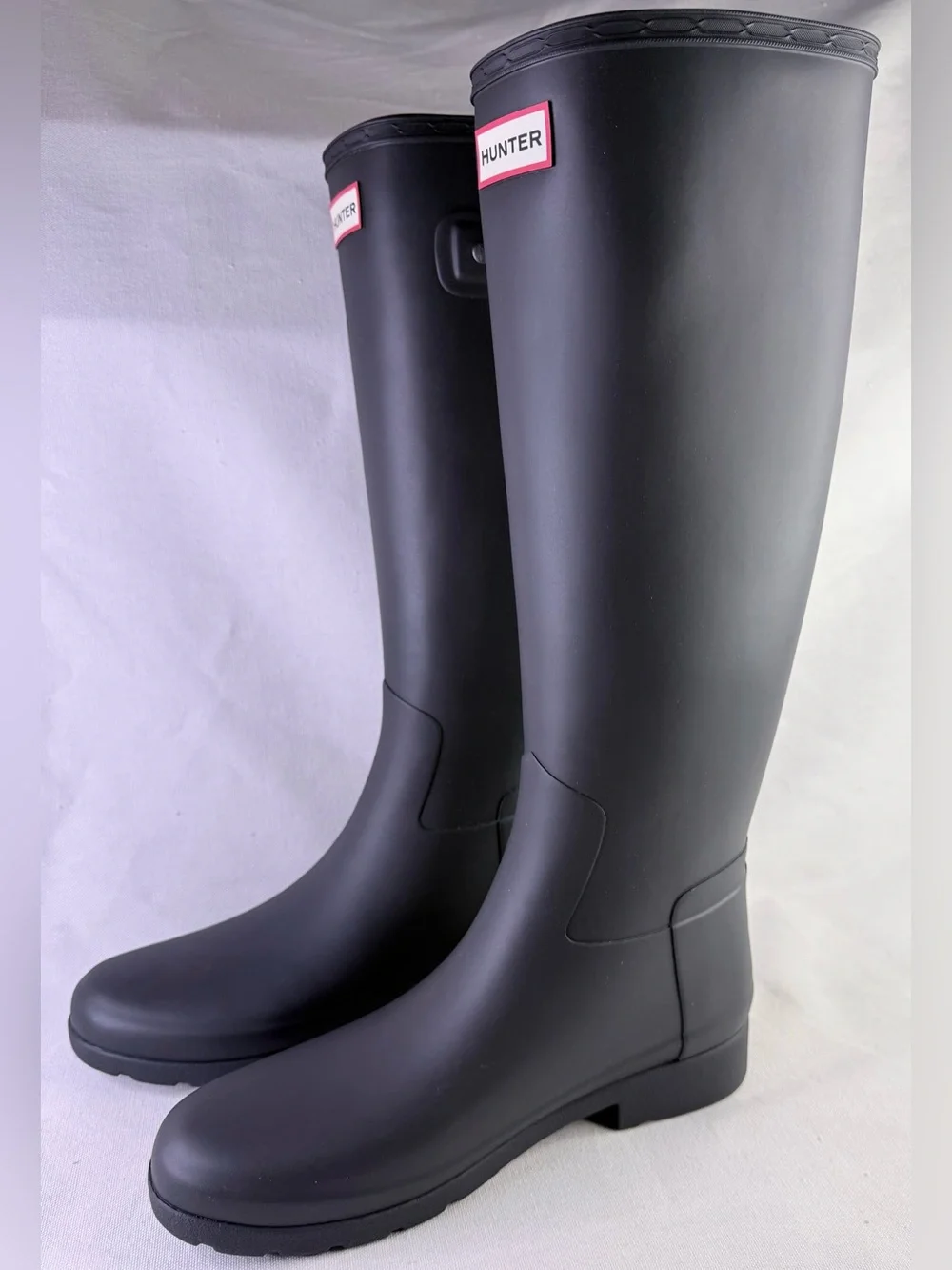 Hunter Tall Matte Black Women’s Rain Boots